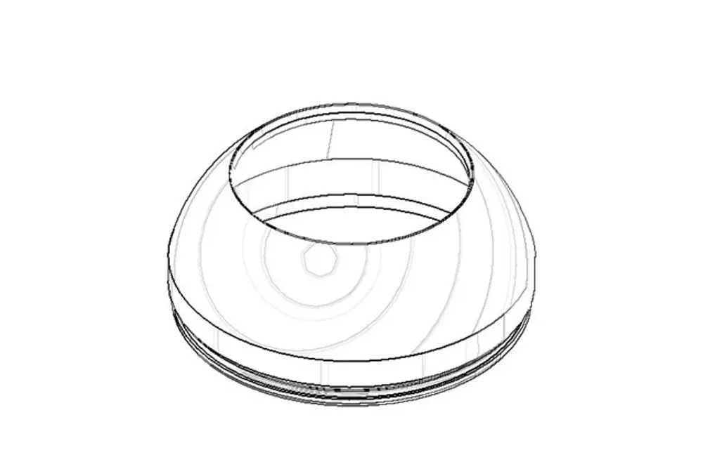 DORNBRACHT Haube ERSATZTEILE 092830010 D. 47,5 x 20,5 mm Chrom, 092830010-00 Galeriebild 1